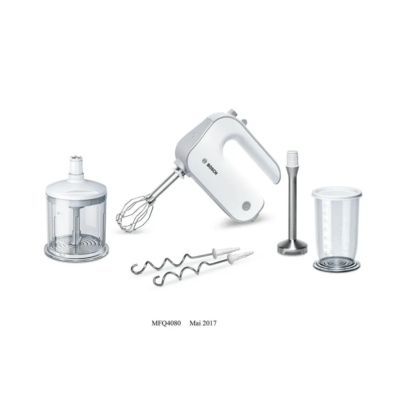 Bosch Handmixer MFQ4080 Silber/bianco