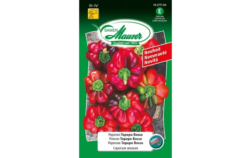 Samen Mauser Samen Peperoni Topepo Rosso