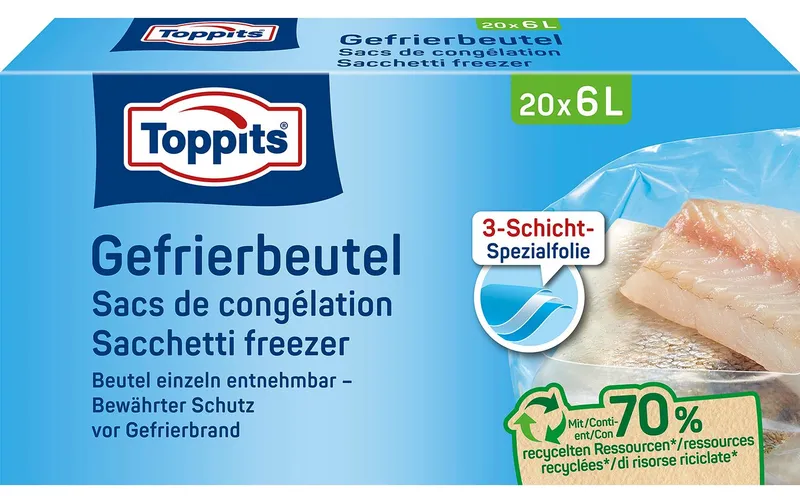 Toppits Gefrierbeutel 20 pezzi