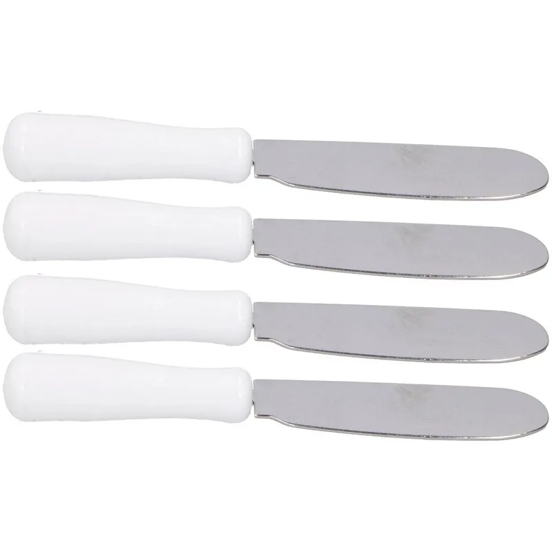 alpina Buttermesser 4 pezzi, bianco
