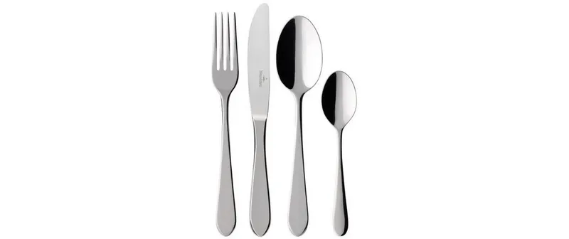 Villeroy & Boch Besteck-Set Oscar Tafelbesteck 24-teilig, Silber