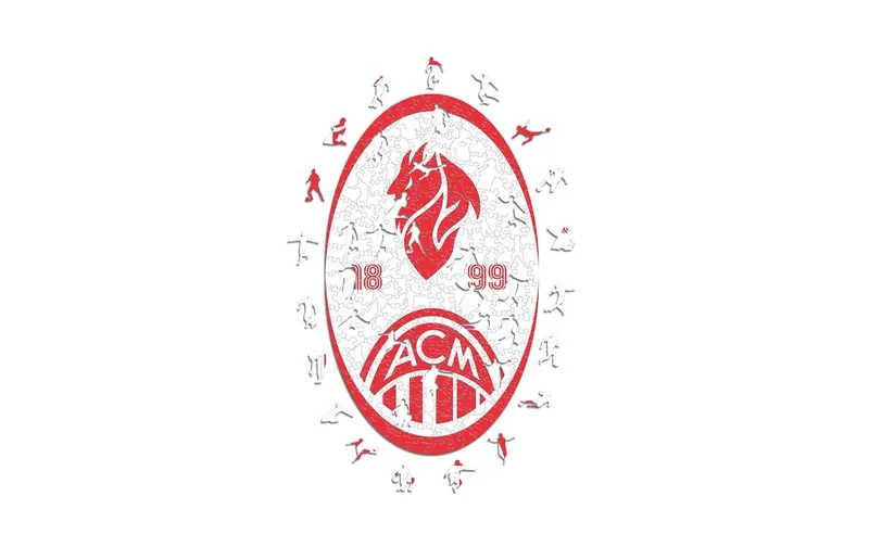 Iconic Puzzle AC Milan – Retro Logo