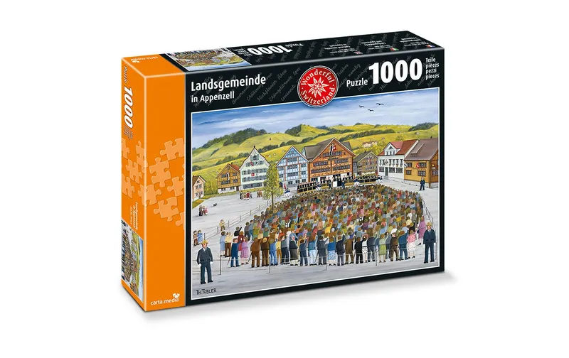 Carta.Media Puzzle Landsgemeinde Appenzell 1000 Teile