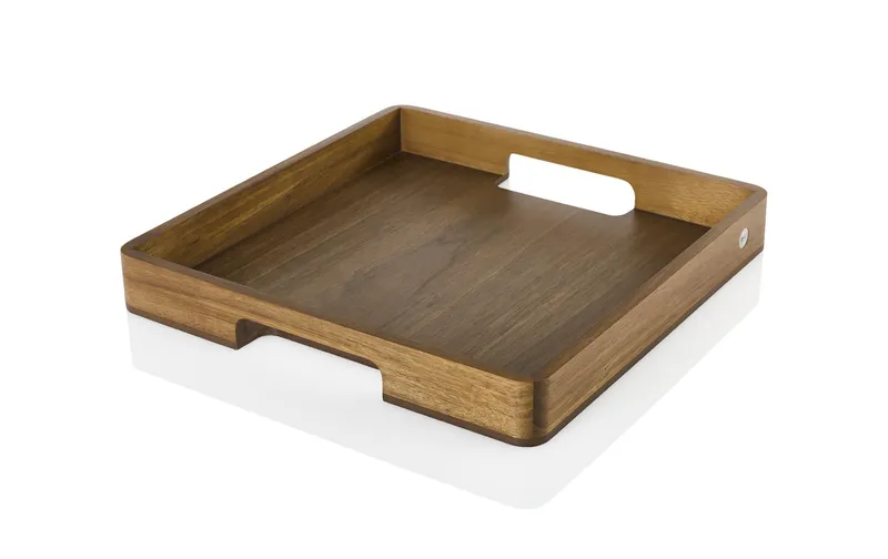 AdHoc Serviertablett Serve Square 40 x 40 cm, Walnuss