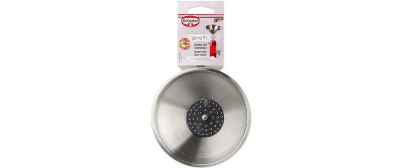 Dr.Oetker Trichter Silber