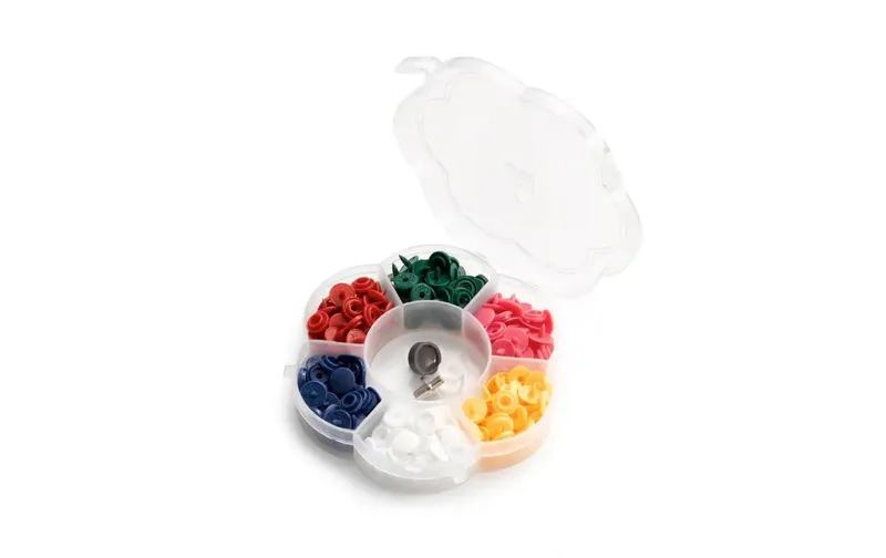 Prym Druckknöpfe Color Snaps Mini inkl. Werkzeug Ø 9 mm, 72 pieces