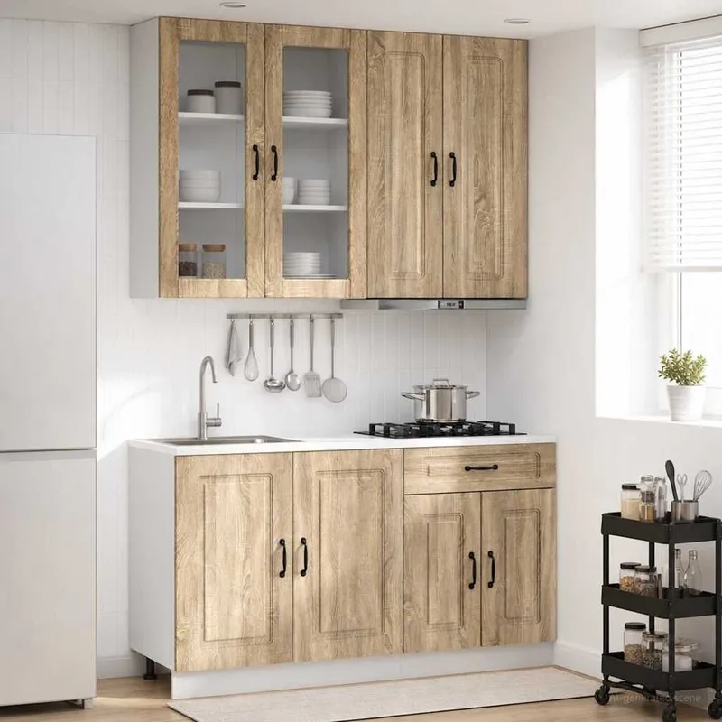 Kücheneinheit KALMAR 4 stk. Sonoma-Eiche derivato del legno