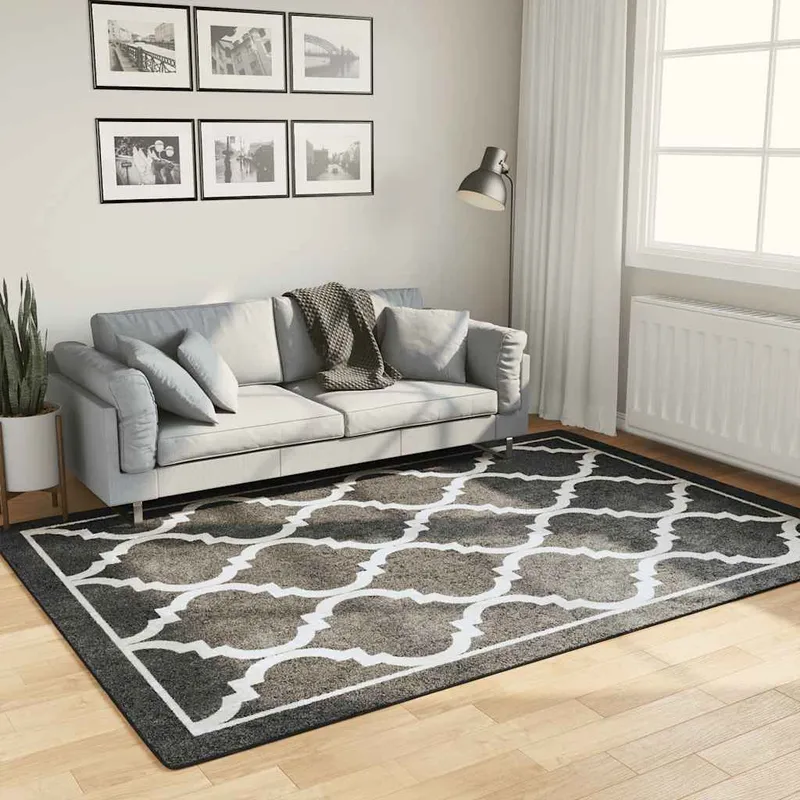 Teppich Waschbar nero e bianco 160x230 cm