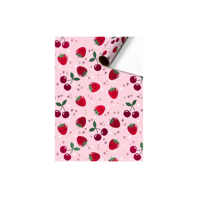 Stewo Geschenkpapier Yumi 70 cm × 1.5 m, 1 pièces, Hellpink