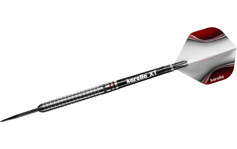 Karella Dartpfeile Steeldart Shotgun 24g, 3 Stück – Silber