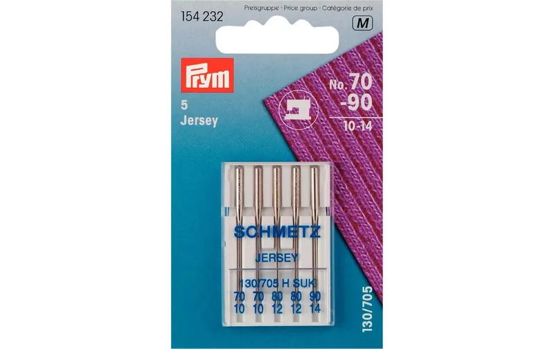 Prym Nähmaschinennadel Nr. 70 - 90 Jersey, 5 pièces