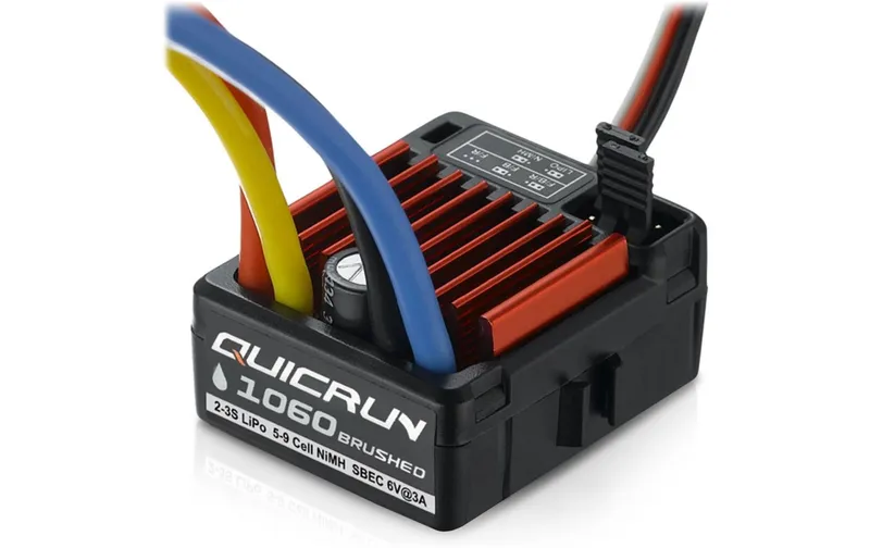 Hobbywing Brushed Regler QuicRun 1060 T-Stecker 60 A