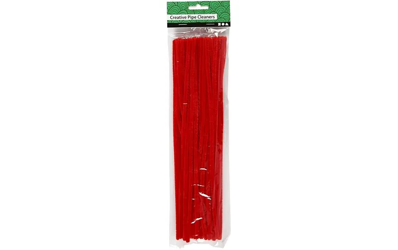 Creativ Company Chenilledraht 6 mm, 50 pieces red