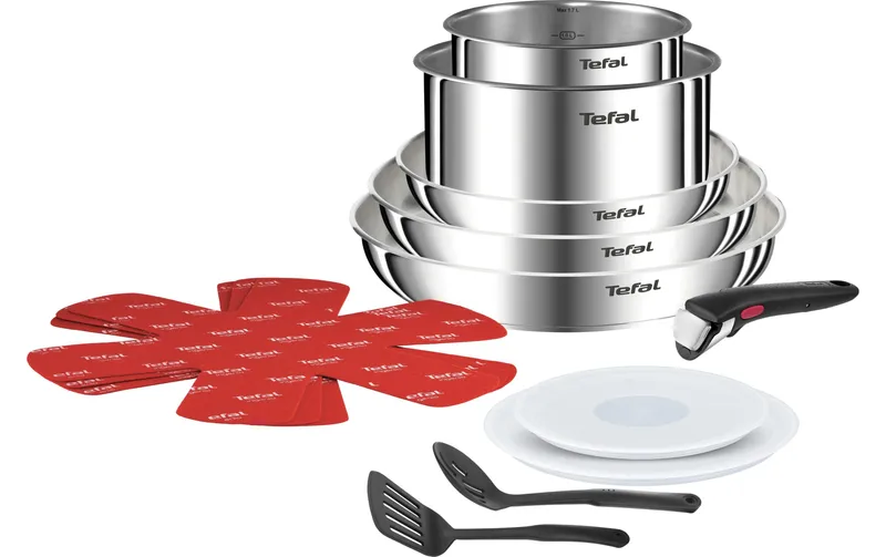Tefal Kochgeschirr-Set Ingenio Emotion 13-teilig, Edelstahl