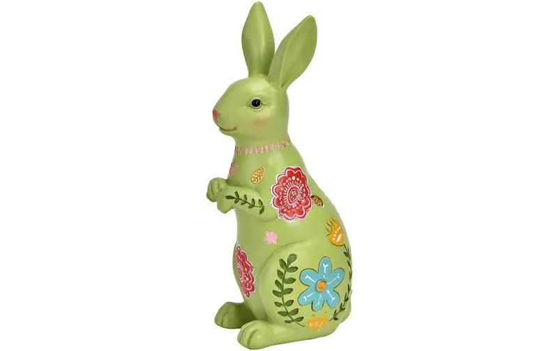 G. Wurm Aufsteller Hase 16 cm, green