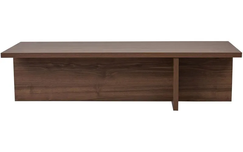 Woody Fashion Couchtisch Harbor Walnut 120 x 30 cm, marrone