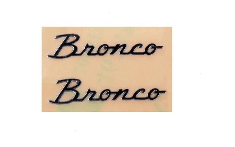 RC4WD Emblem Body Decals TRX-4 21 Bronco, noir