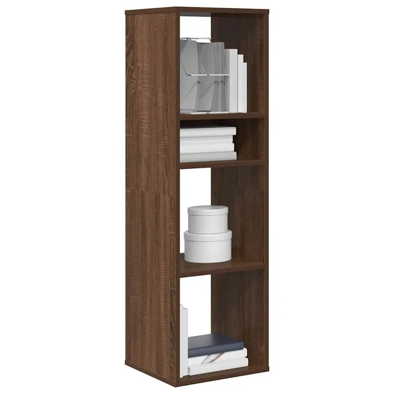 Bücherregal marrone Eichen-Optik 34x31x112 cm derivato del legno