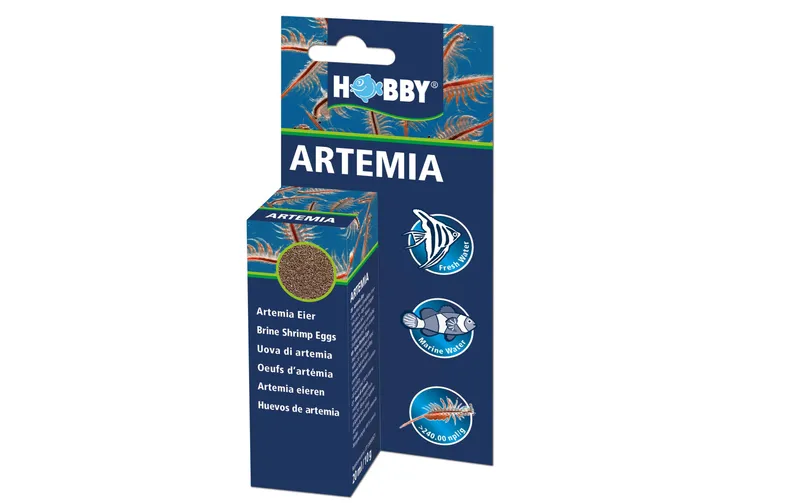 Hobby Aquaristik Aufzuchtsfutter Artemia Eier, 20 ml
