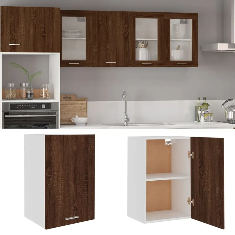 Hängeschrank Lyon marrone Eichen-Optik 39,5x31x60 cm derivato del legno