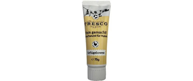 FRESCO Leckerli Naschwurst Geflügelcreme, 75g