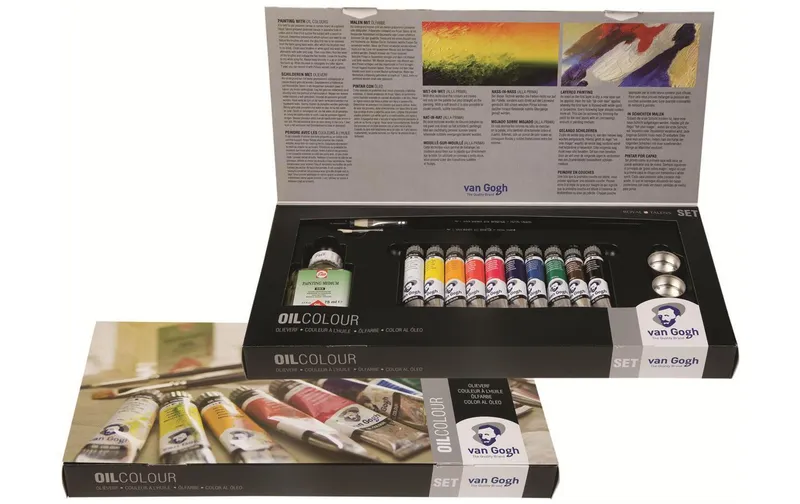 Van Gogh Ölfarbe Kombi-Set, multicolore