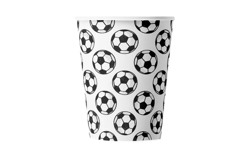 brun + Company Einwegbecher Football 250 ml 10 pièces