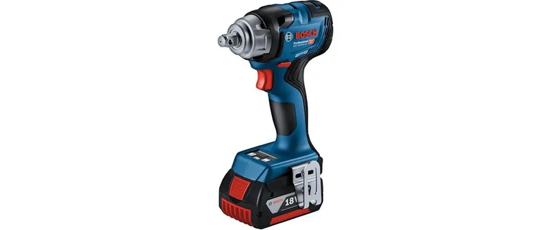 Bosch Professional Akku-Drehschlagschrauber GDS 18 V-330 HC + 2x 5.0 Ah