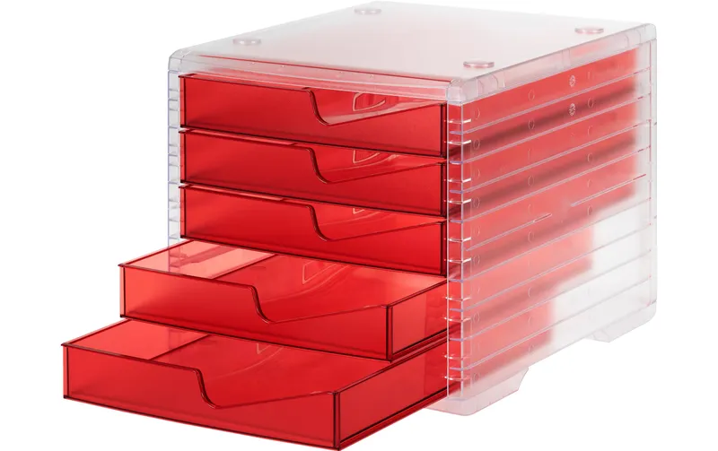 Styro Schubladenbox Styroswingbox light Cranberry
