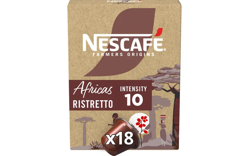 Nescafé Kaffeekapseln Farmers Origins Africas 18 pièces