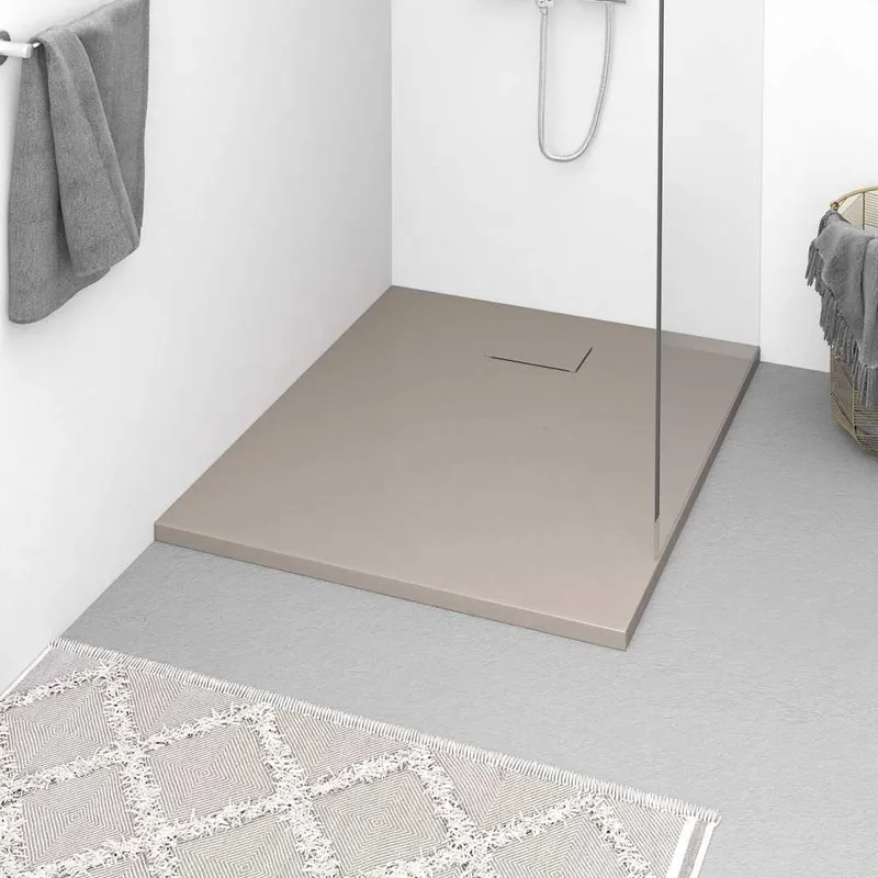 Receveur de douche SMC Marron 100x80 cm