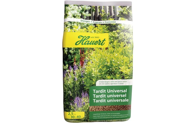 Hauert Langzeitdünger Tardit per Blumen e Gehölze, 2,5 kg
