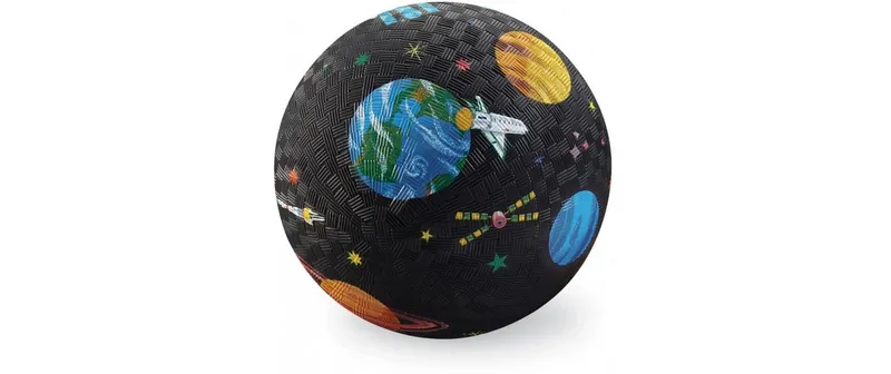 Crocodile Creek Gummiball Weltraum-Design, 13 cm