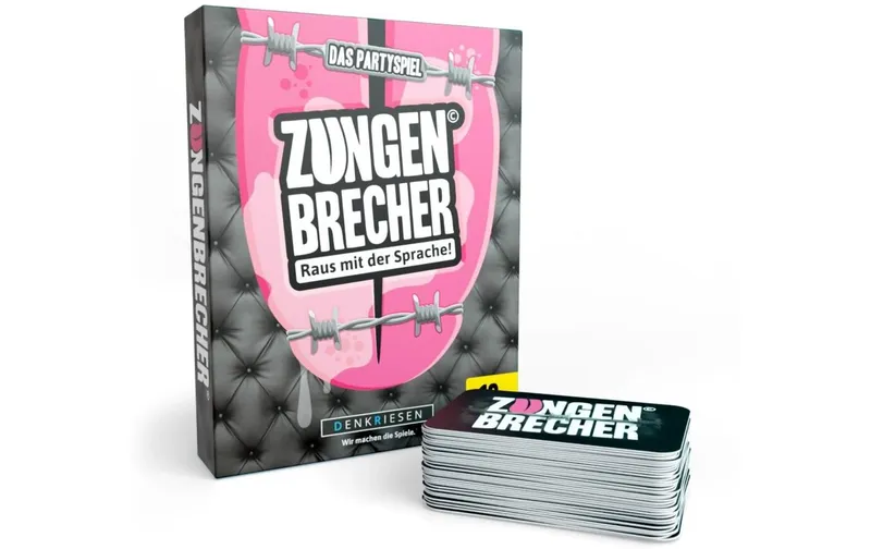 Denkriesen Partyspiel Zungenbrecher - «Raus with der Sprache» -DE