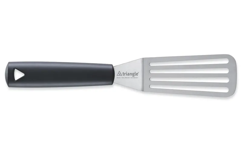 triangle Winkelpalette geschlitzt 12 cm, black/Silber