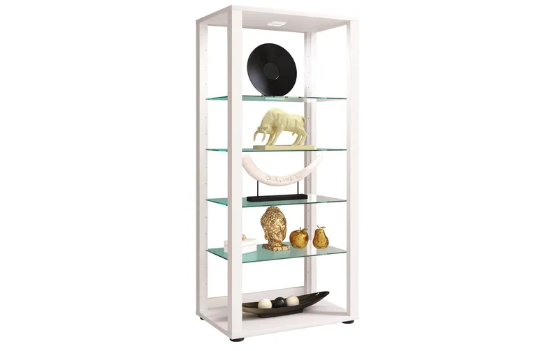 VCM Vitrine Glasol IV 115 x 52 x 35 cm, Weiss