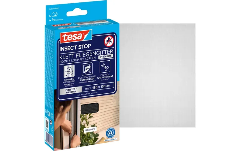 tesa Fliegengitter Insect Stop Comfort Fenster 1.3x1.3m