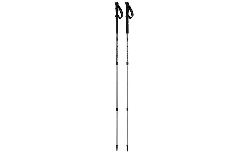 KOOR Wanderstock Aluminium Rivoola nero/Silber
