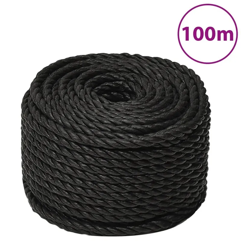 Arbeitsseil nero 16 mm 100 m Polypropylen