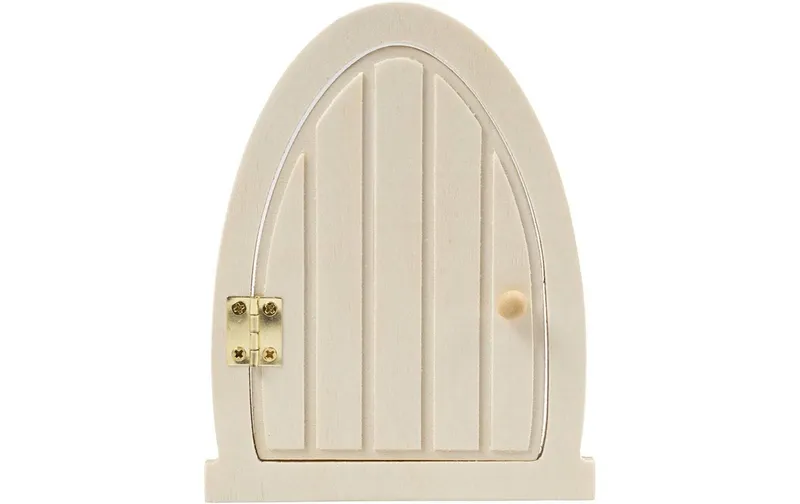 Creativ Company Mini-Utensilien Elfentür / Wichteltür 13 x 10 cm, oval