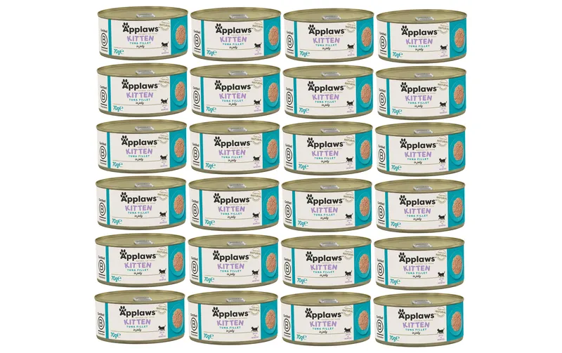 Applaws Nassfutter Dose Kitten Thunfisch, 24 x 70 g