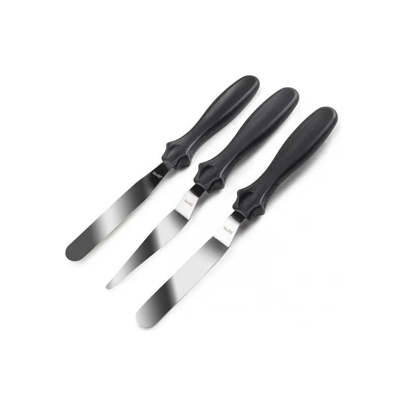 Ibili Mini-Spatel-Set-Griff Ecoprof 10 cm nero