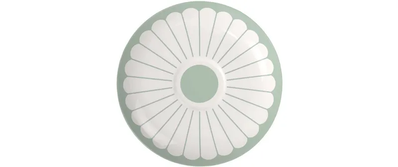 Villeroy & Boch Fleur Vert Capppuccino Untertasse, 6 Stück