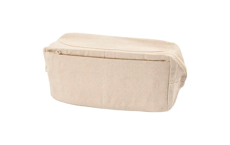 Creativ Company Baumwoll-Schreibetui 10 x7 x 23 cm, Hellnatur