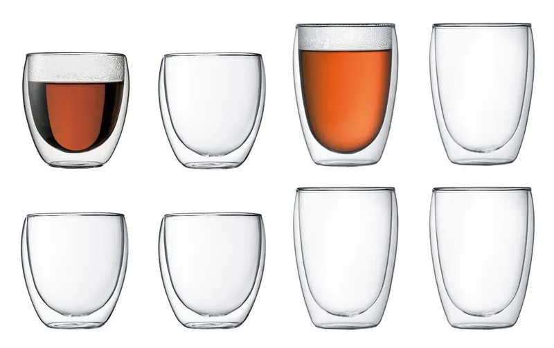 Bodum Thermobecher Pavina 350 ml, 8 pieces, transparent
