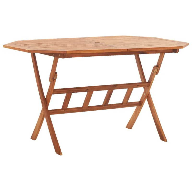 Gartentisch Klappbar 135x85x75 cm legno massiccio acacia