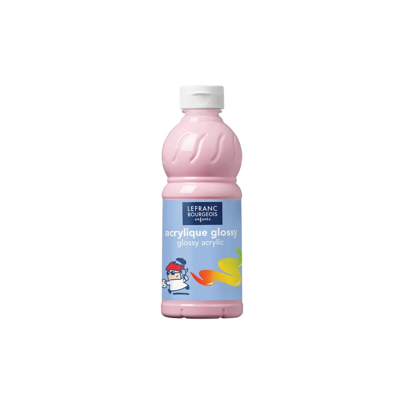 LEFRANC Acrylfarbe Glossy 500 ml, Rosa