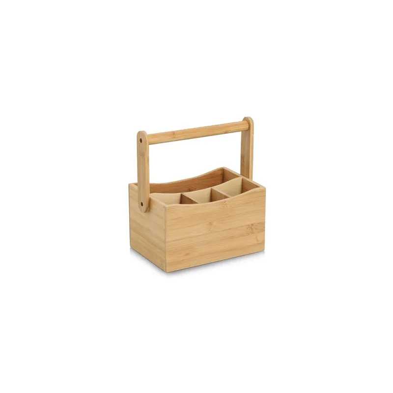Zeller Present Besteck Serviettenhalter Braun