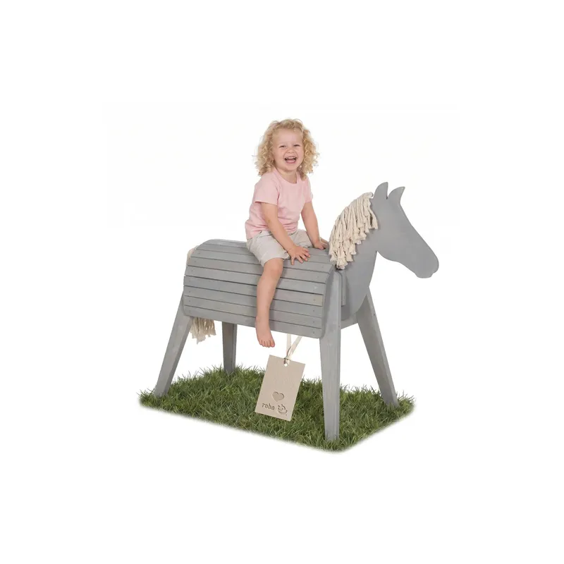 roba Spielpferd Lasiert, 105 x 50 x 128 cm