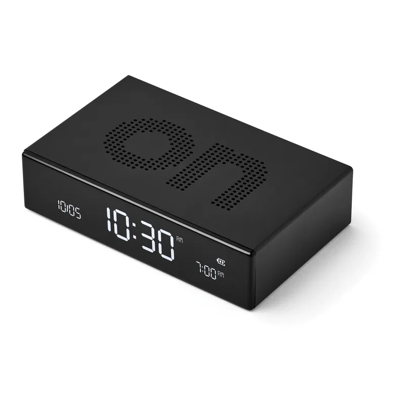 Lexon Digitalwecker Flip Premium black